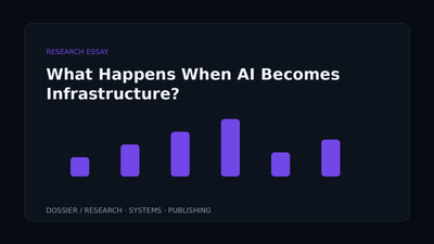 What Happens When AI Becomes Infrastructure?