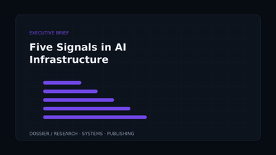 Five Signals We're Watching in AI Infrastructure